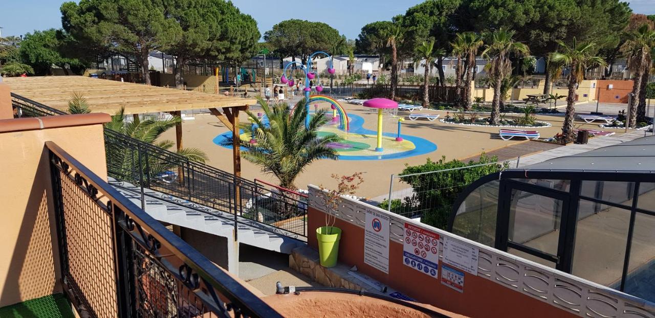Les Mobilhomes Helvetiques 4 Etoiles Mar Estang Canet En Roussillon Ngoại thất bức ảnh